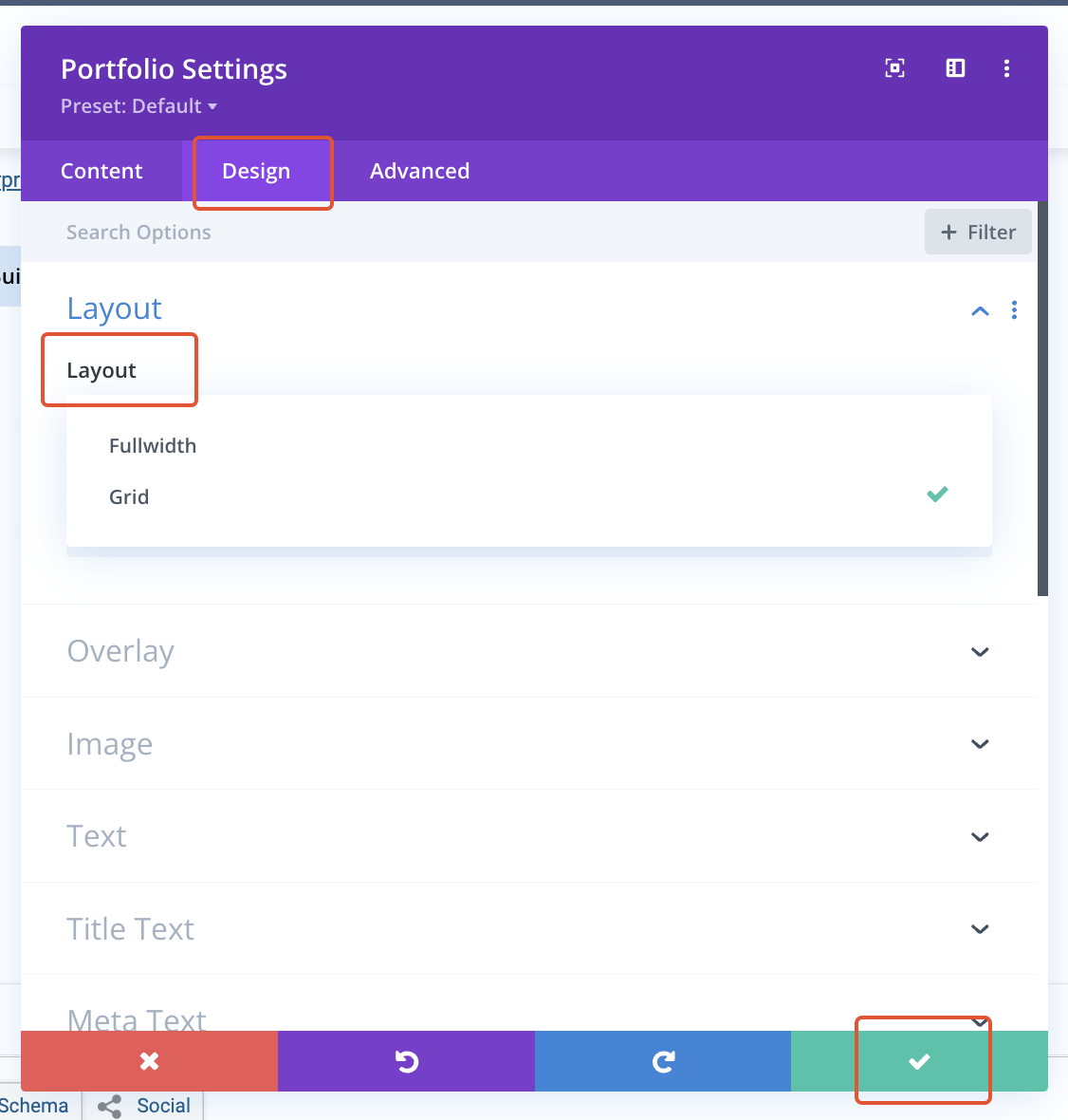 Layout grid